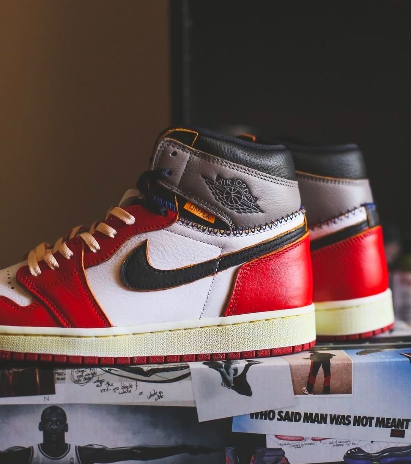 High Quality Union X Air Jordan 1 Chicago Shadow - Image 3
