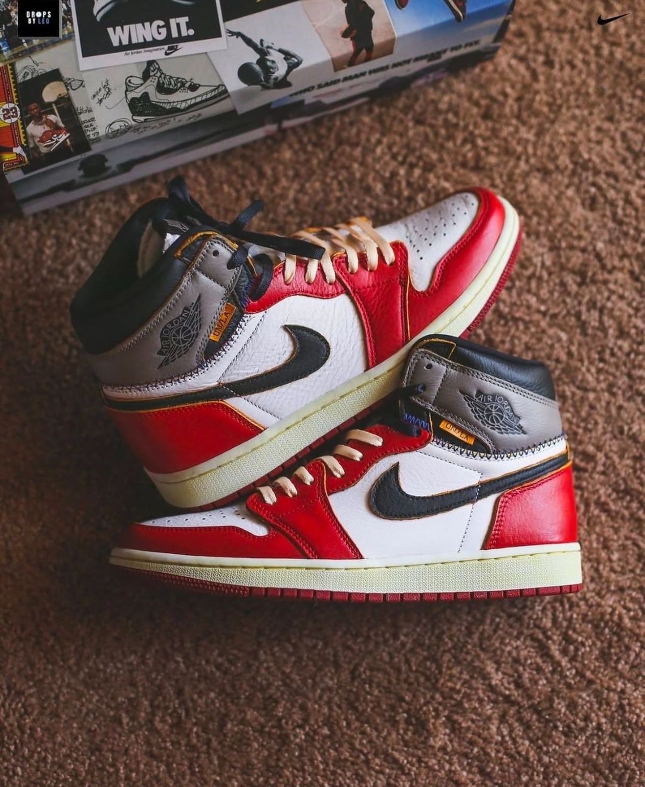 High Quality Union X Air Jordan 1 Chicago Shadow - Image 5