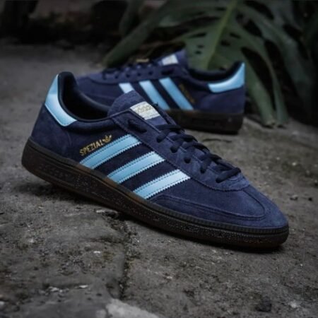 Buy First Copy Adidas Handball Spezial Navy Gum Clear Sky Blue Shoes Online India