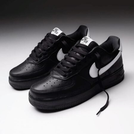 Buy First Copy Nike Airforce 1 Low Black White Shoes Online India