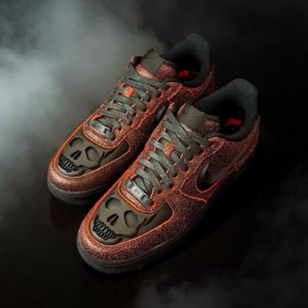 Buy First Copy Nike Airforce 1 Halloween Skull Shoes Online India