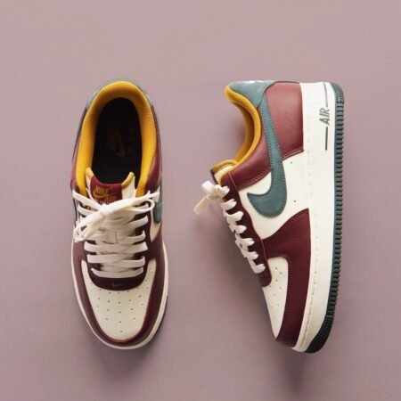 Nike Airforce 1 Dark Team Red Vintage Green