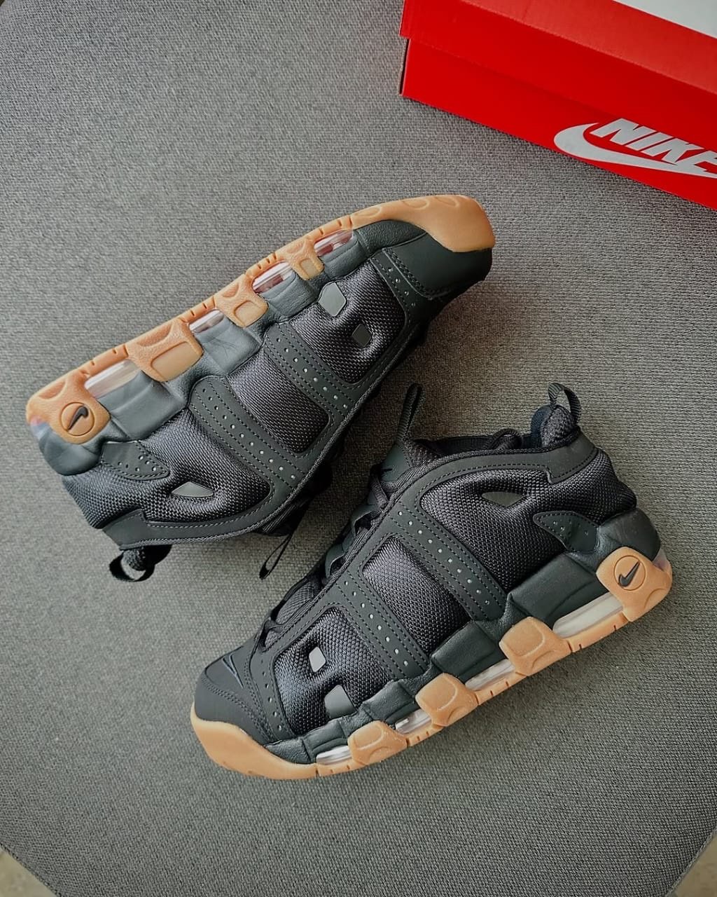 Replica Nike Air Uptempo Low Black Gum - Image 4