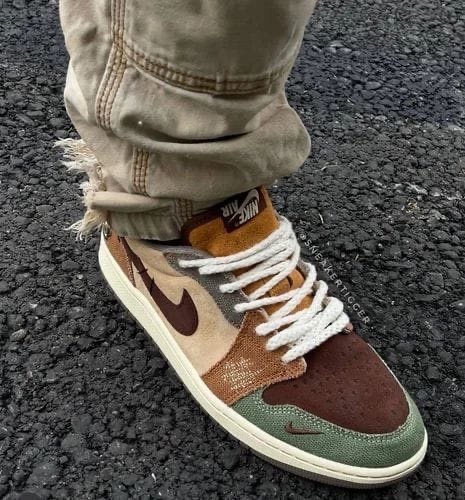 High Quality Nike Air Jordan 1 Low Zion Williamson Voodoo - Image 7