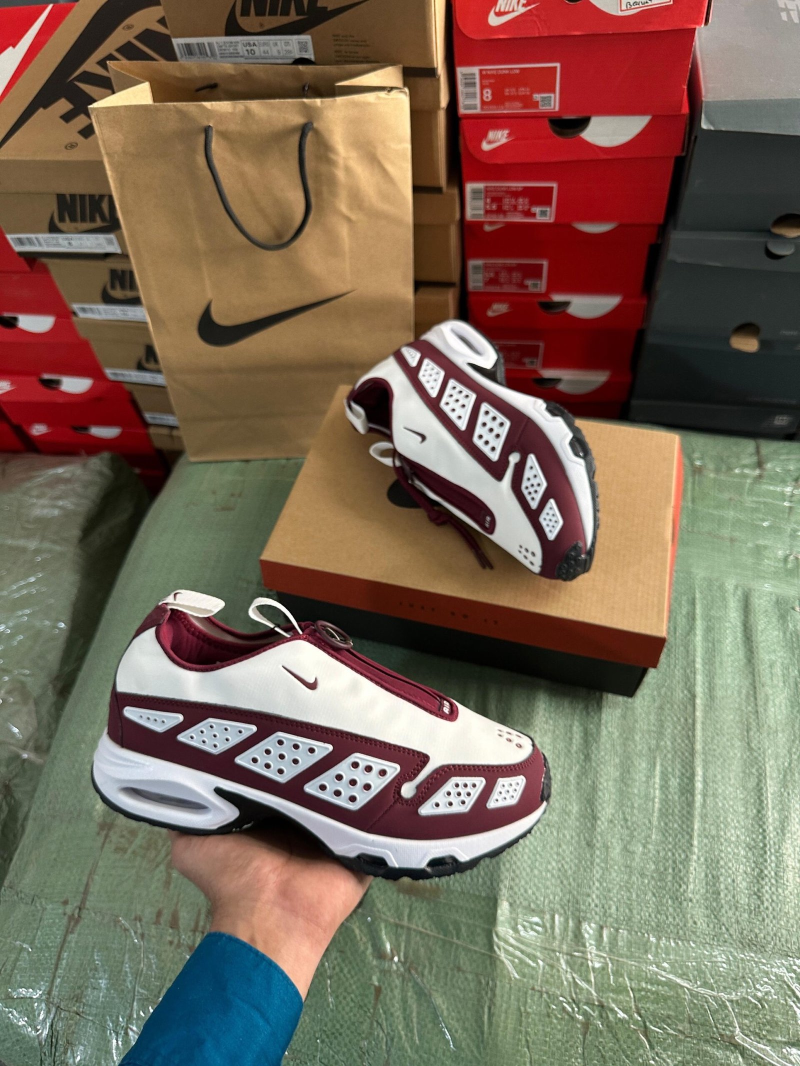 High Quality Nike Airmax X SNDR Night Maroon - Image 9