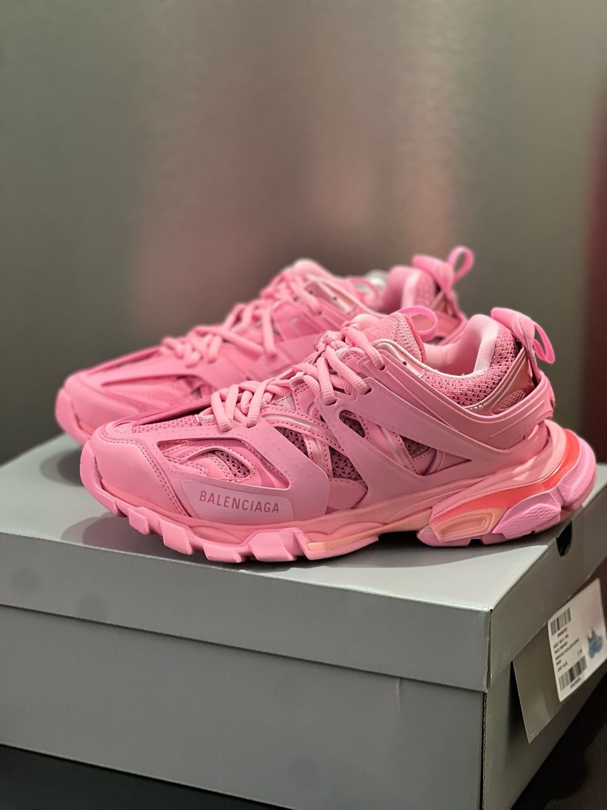 Buy First Copy Balenciaga Track Pink Shoes Online India