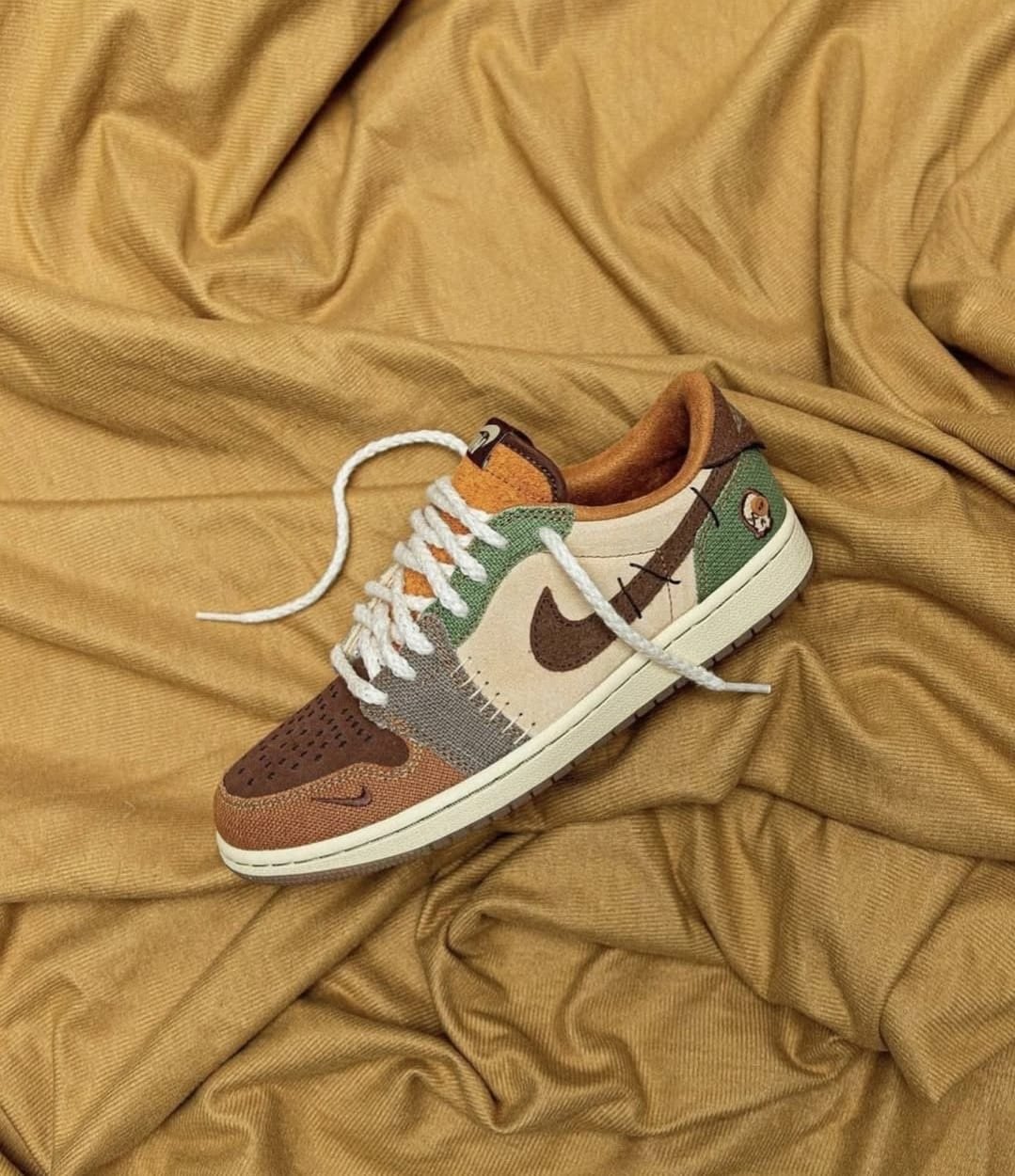 High Quality Nike Air Jordan 1 Low Zion Williamson Voodoo - Image 4