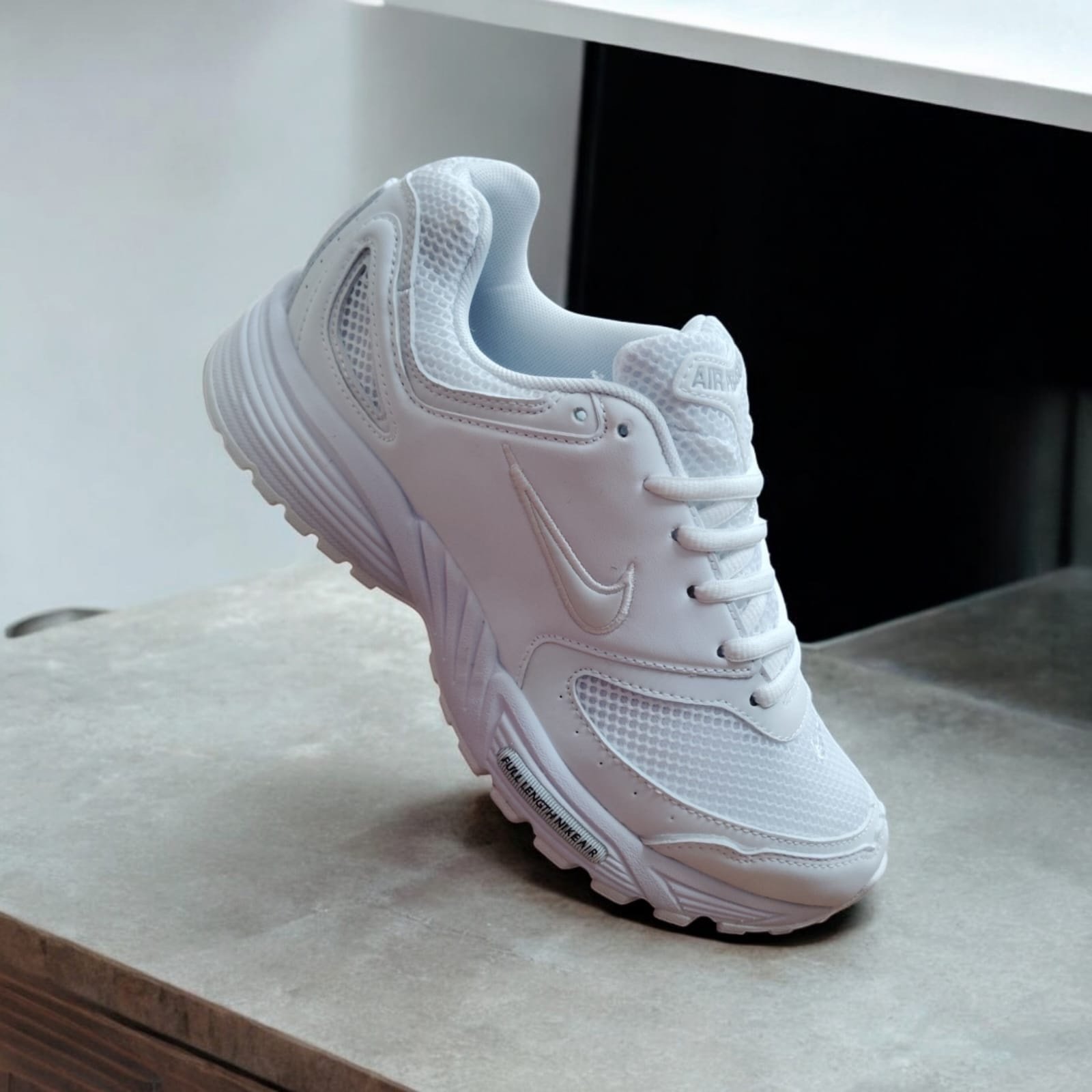 Buy First Copy Nike Air Pegasus 2005 SP Triple White Shoes Online India