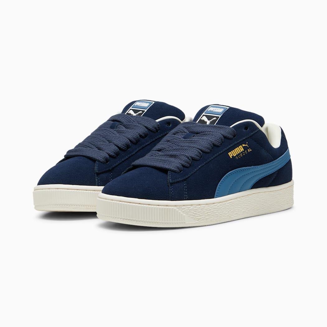 Buy First Copy Puma Suede XL Skate Unisex Blue Marine Shoes Online India