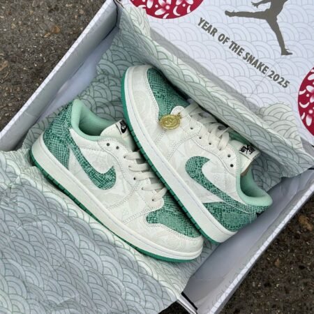 Buy First Copy Nike Air Jordan 1 Low Year Of The Snake 2025 Shoes Online India