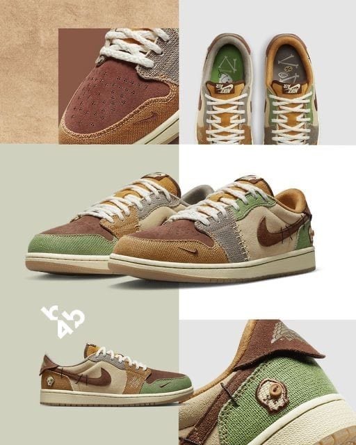 High Quality Nike Air Jordan 1 Low Zion Williamson Voodoo - Image 6