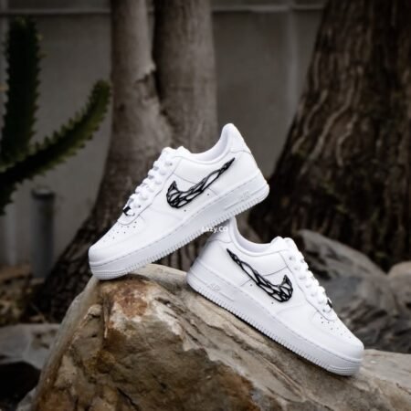 Buy First Copy Nike Airforce 1 Liquid Metal Swoosh Shoes Online India