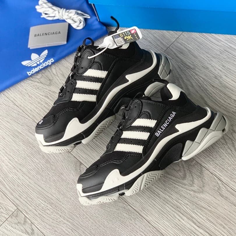 Buy First Copy Adidas X Balenciaga Triple Black Shoes Online India