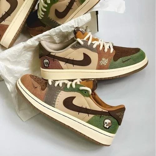 High Quality Nike Air Jordan 1 Low Zion Williamson Voodoo - Image 8