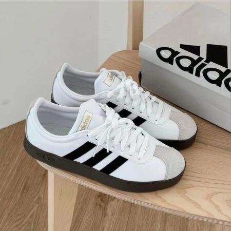 Buy First Copy Adidas Neo VL Court 2 0 White Black Shoes online India