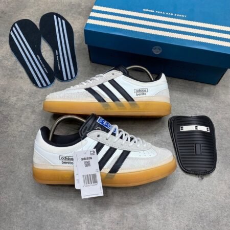 Buy First Copy Adidas Bad Bunny X Benito Gazelle Indore Core White Women Shoes Online India