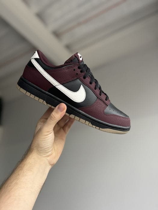 Nike Dunk Low Next Nature Burgundy Crush Black - Image 2