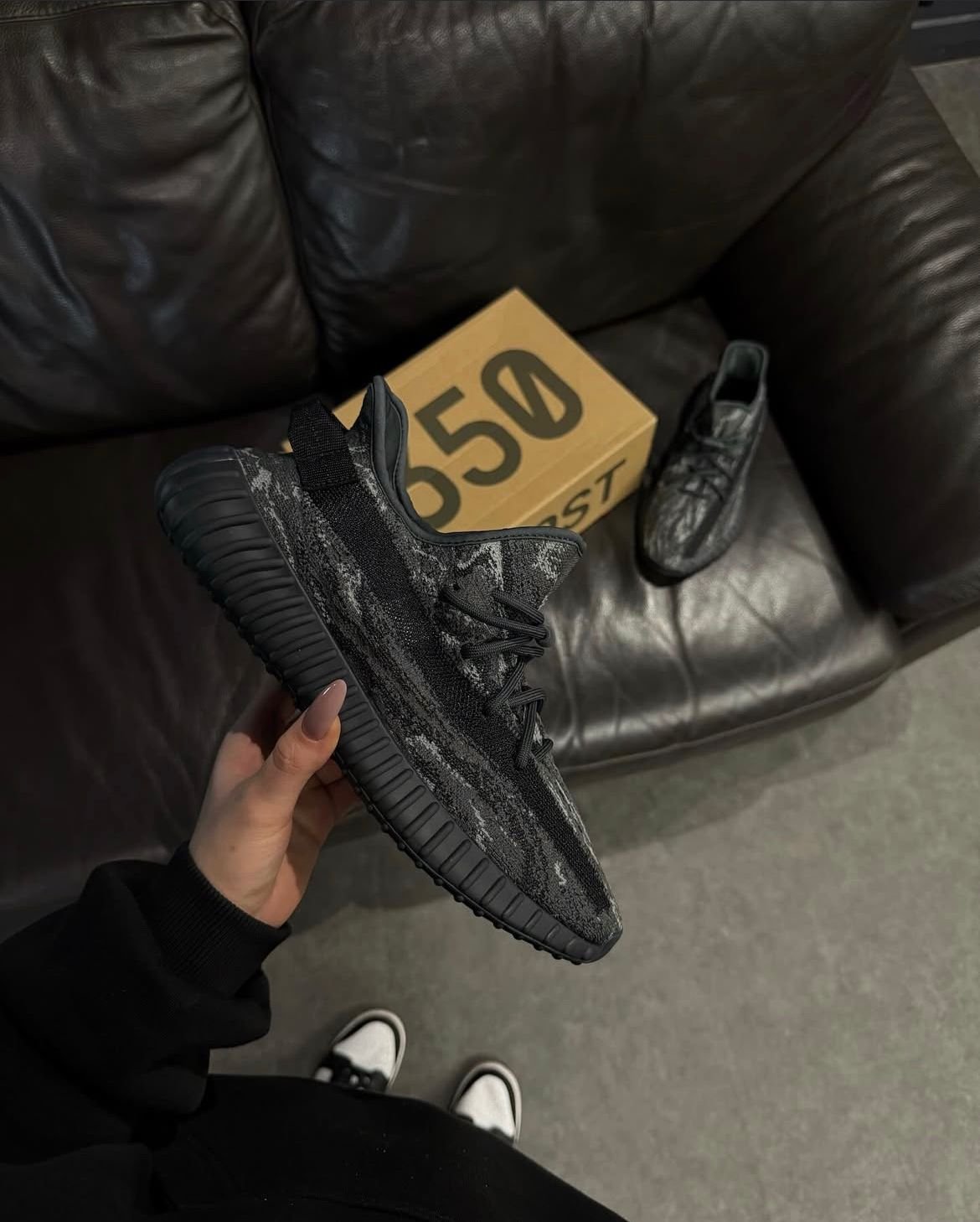 Adidas Yeezy Boost 350 V2 MX Dark Salt With Full Accessories - Image 5