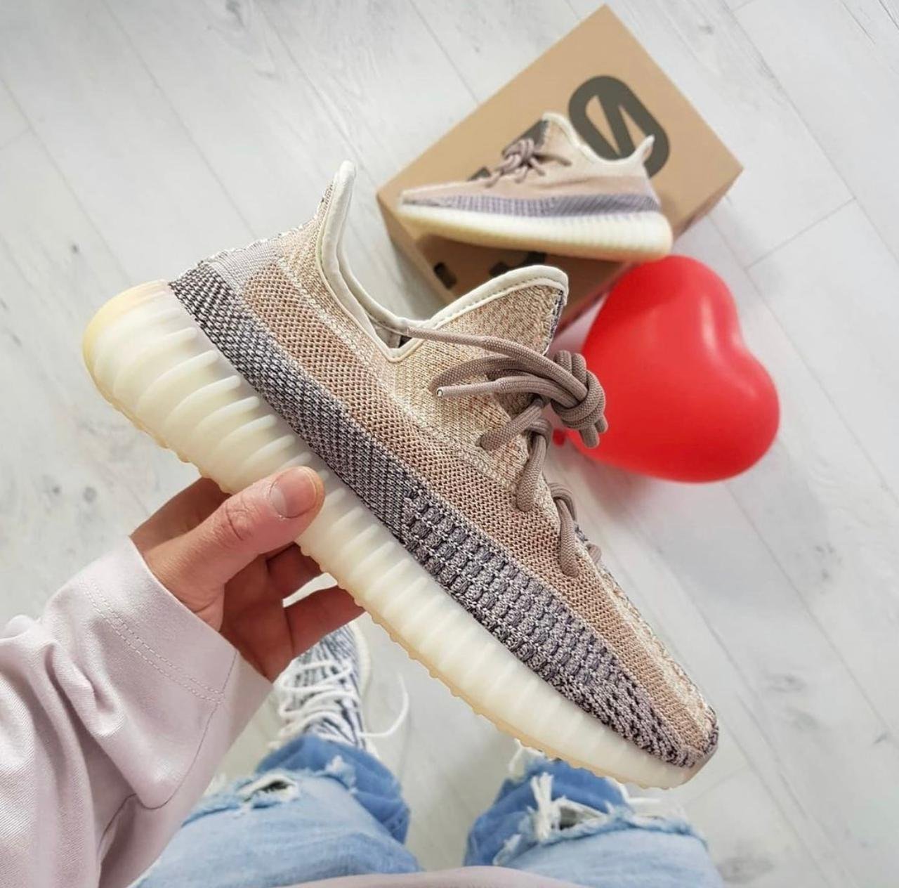 Adidass yeezy 350 v2 ash pearl Premium Semi Ua - Image 5