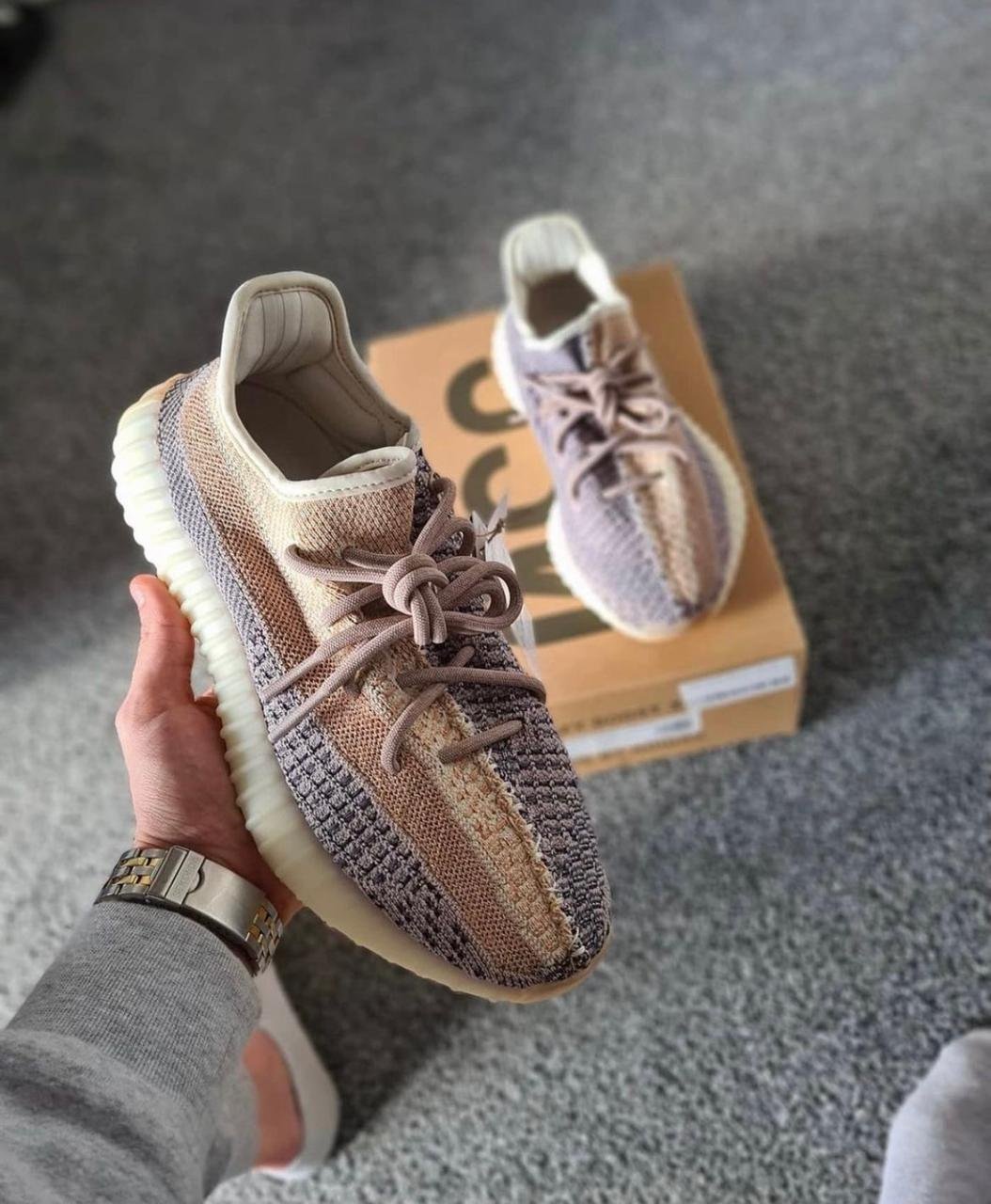Adidass yeezy 350 v2 ash pearl Premium Semi Ua - Image 4