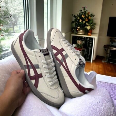 Onitsuka Tiger Tokuten White Grey Burgundy
