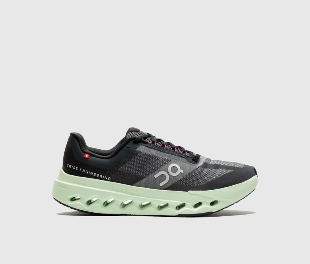 ON Cloudsurfer black lime green - Image 2