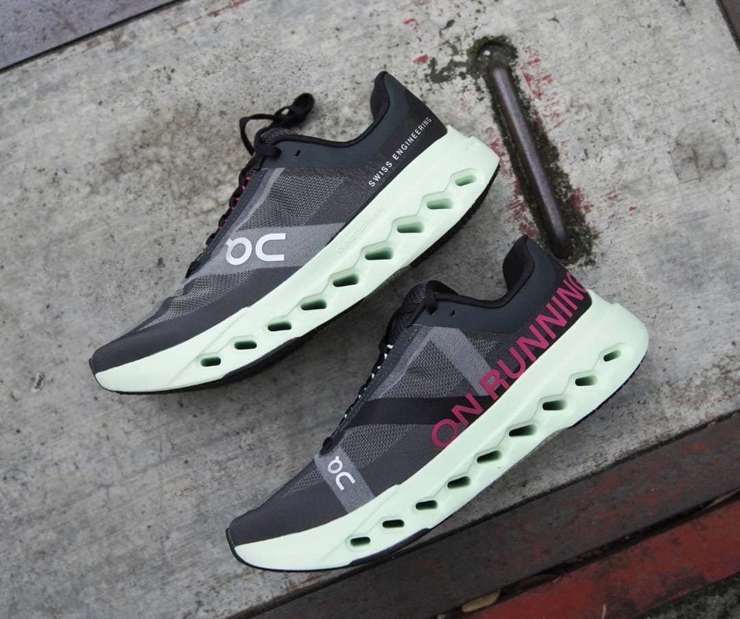 ON Cloudsurfer black lime green - Image 5