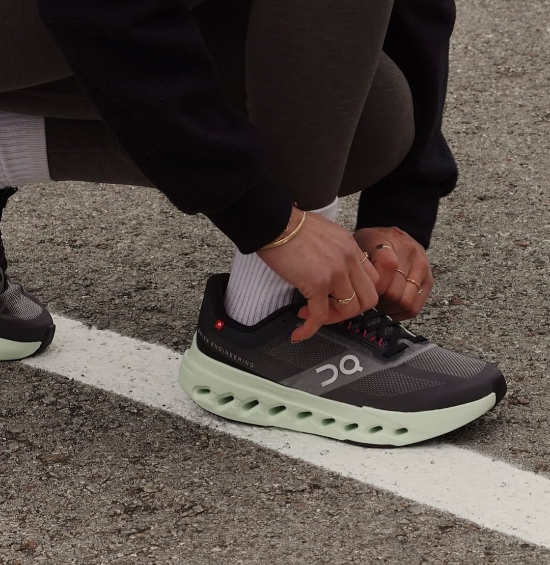 ON Cloudsurfer black lime green - Image 4