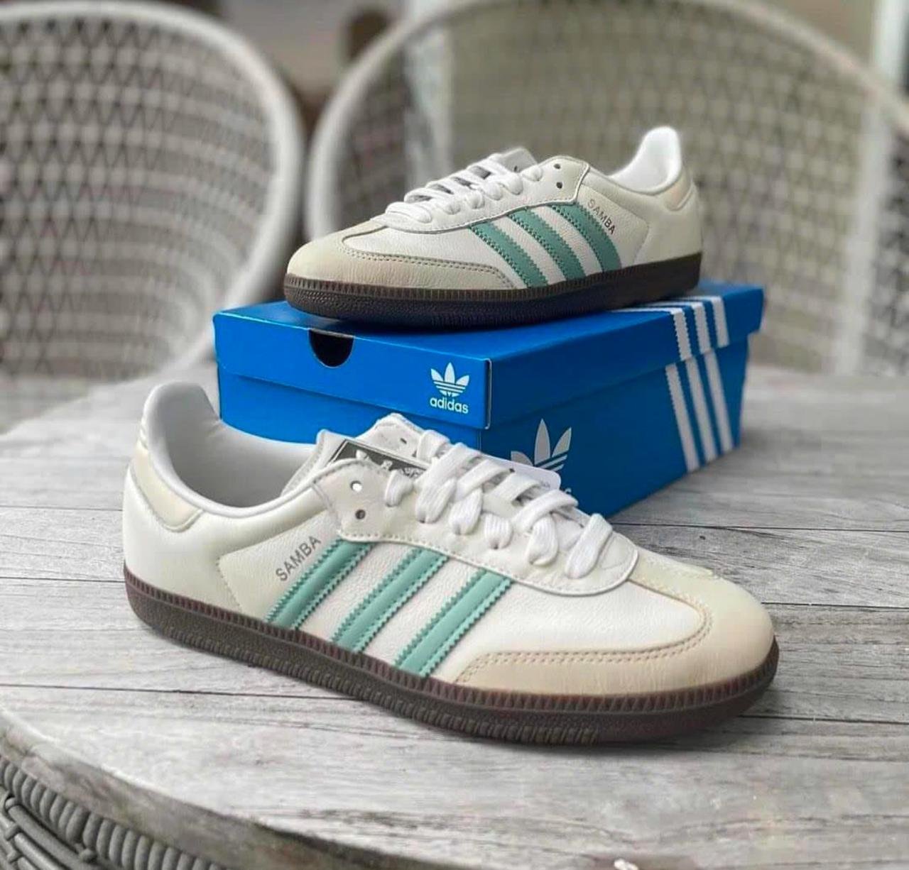 Adidas Samba OG Hazy Green