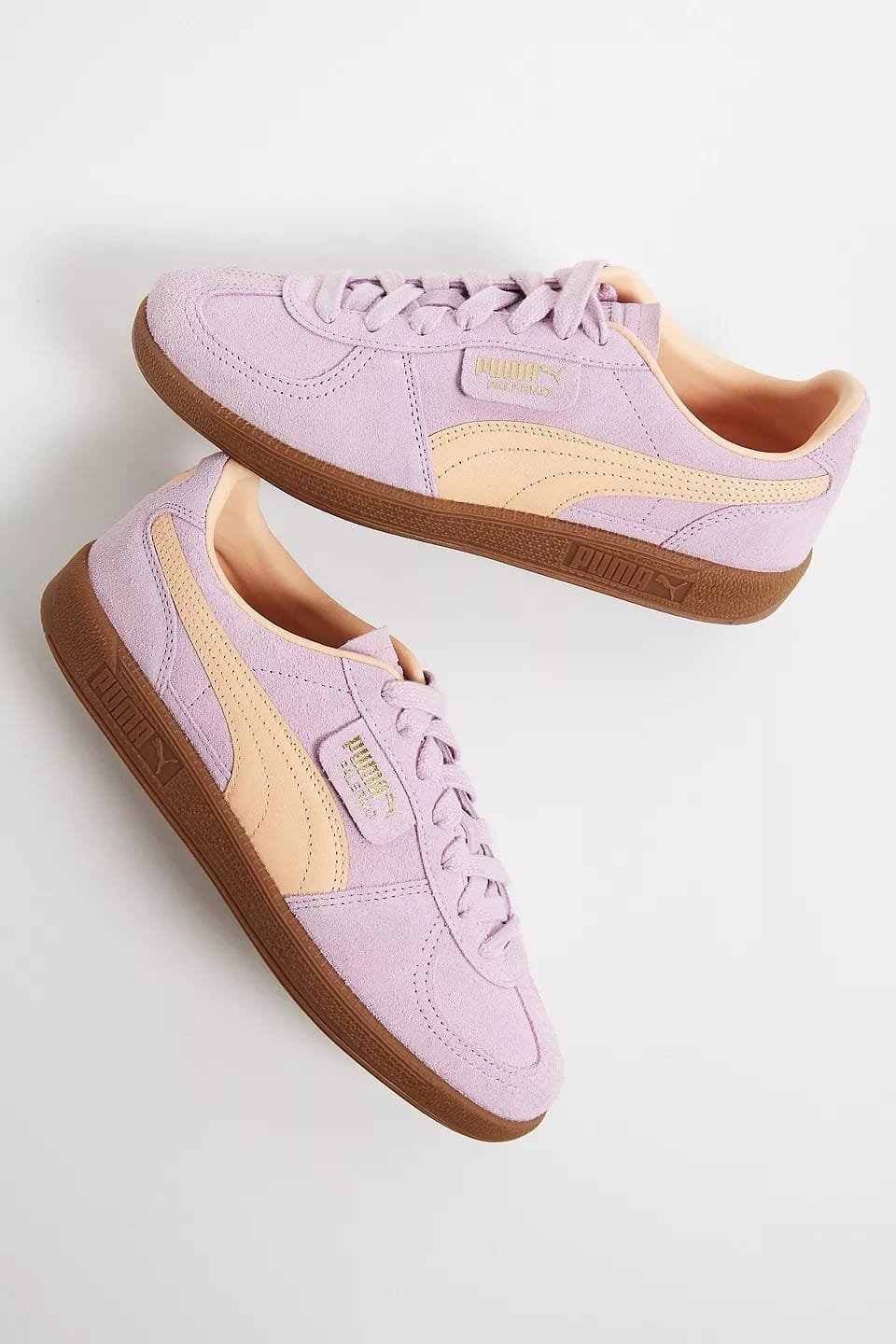 Pumaa palermo sneakers in pink orange - Image 5