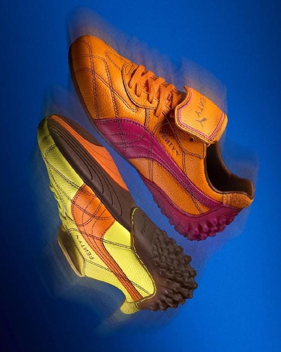 Fenty x Puma Avanti LS Stitched Leather Orange - Image 7