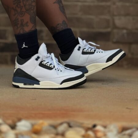 Nikee Air jordan 3 X A Ma Maniere Diffused Blue