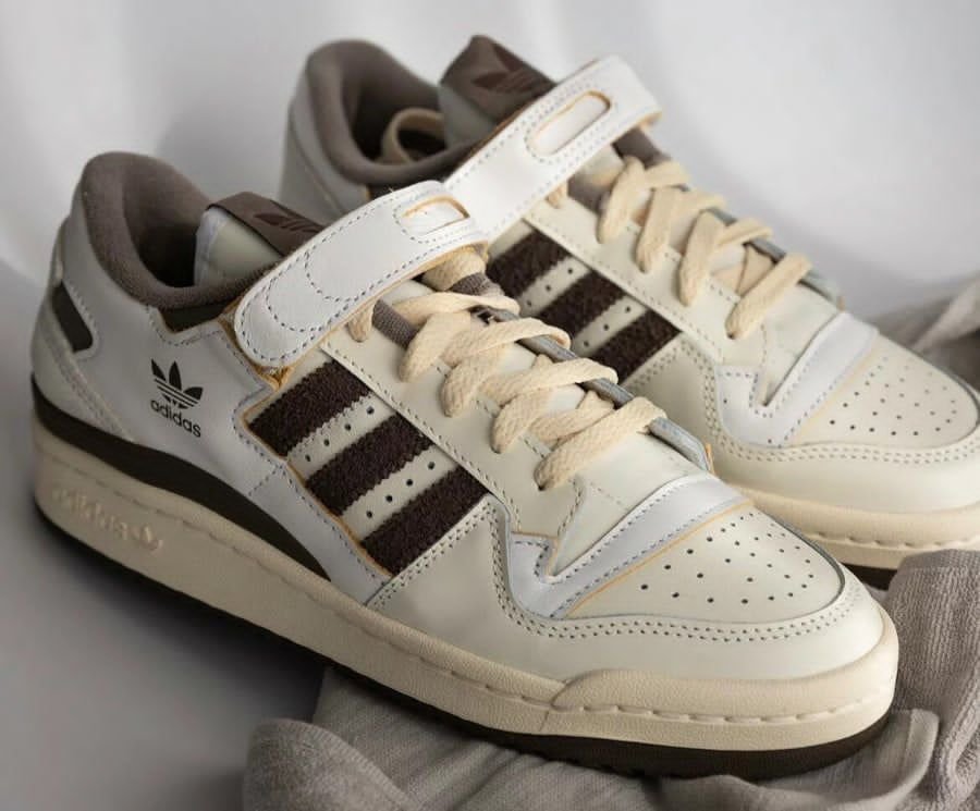 Adidas Forum 84 low mocha brown cream white - Image 3