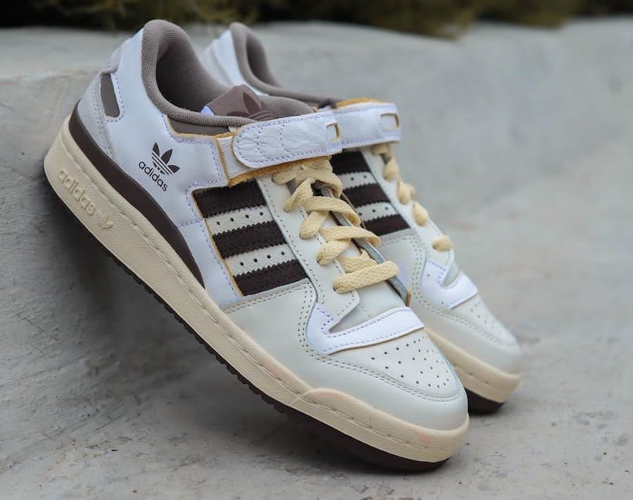 Adidas Forum 84 low mocha brown cream white