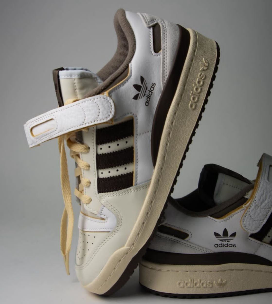 Adidas Forum 84 low mocha brown cream white - Image 5