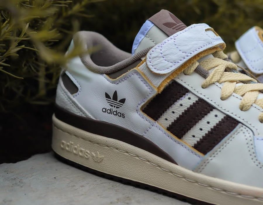 Adidas Forum 84 low mocha brown cream white - Image 4