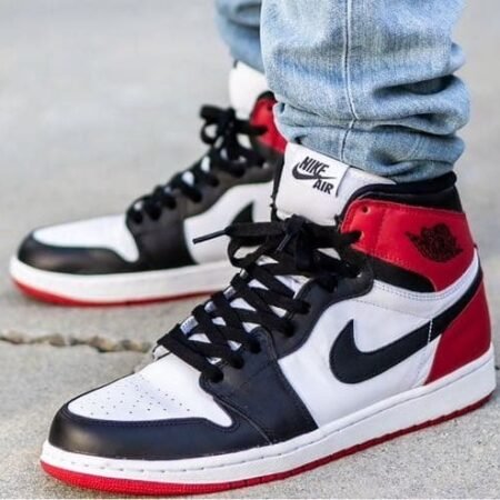 Nike Jordan Retro 1 High "Black Toe" Semi UA