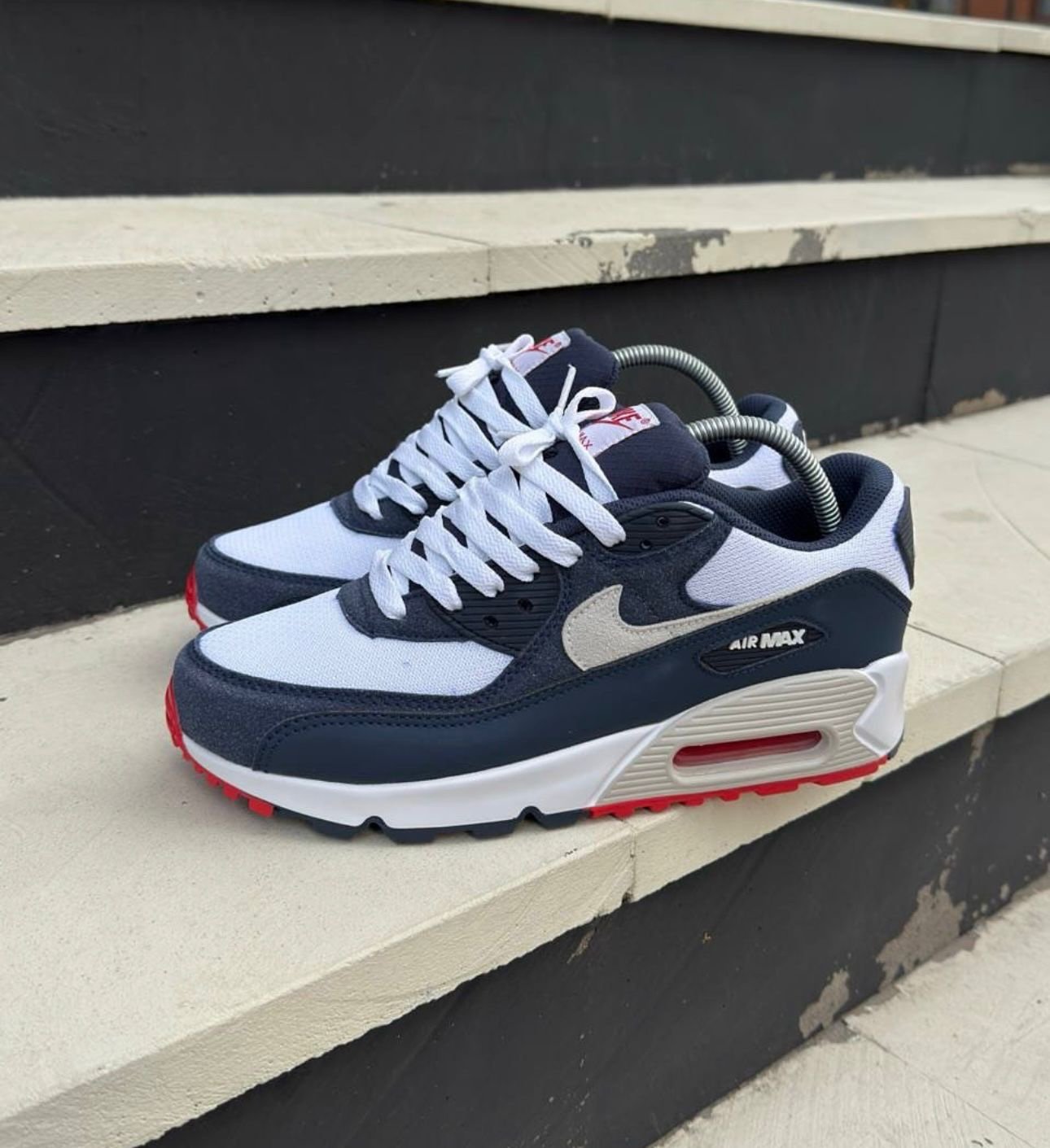 NIKE AIRMAX 90 OBSIDIAN TRACK RED - Image 2