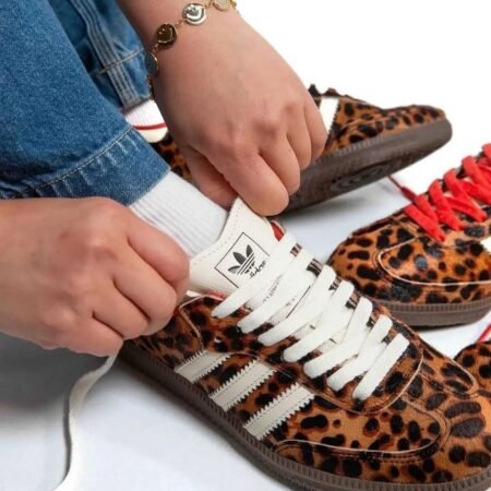 Adidas Samba OG Preloved Red Leopard