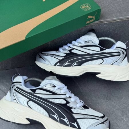 Puma Morphic Retro Black White