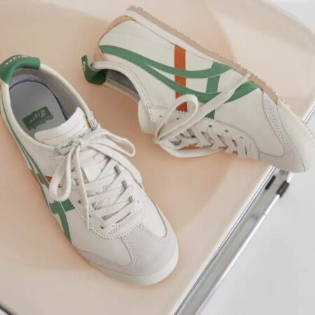 Onitsuka Tiger Mexico 66 Cream Green Orange WITH ORIGINAL BOX