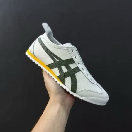 Onitsuka tiger Mexico 66 Leather Slip On MANGO OLIVE Men Shoes Fix