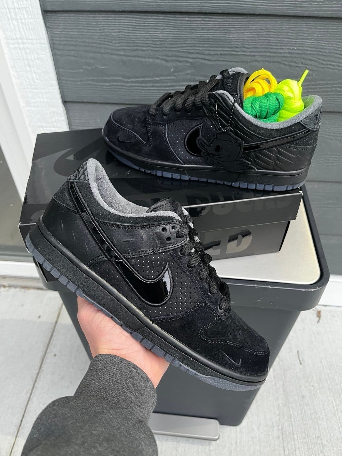 Nike Sb Dunk Low "Duck Of The Feather Black University" - Image 8