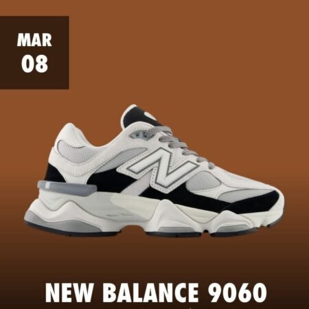 New Balance 9060 Grey Jet Black