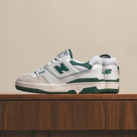 New Balance 550 White Green WOMENS