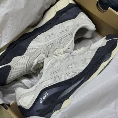 Asics gel nyc white charcoal grey