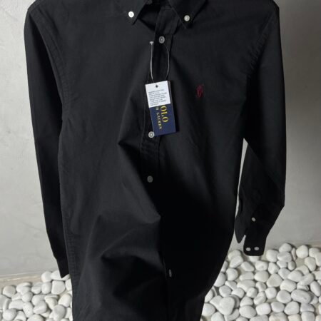 Ralp_h Lauren Polo Black Oxford Shirt 1007