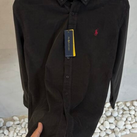 Ralp_h Lauren Polo Black Corduroy Shirt 1020