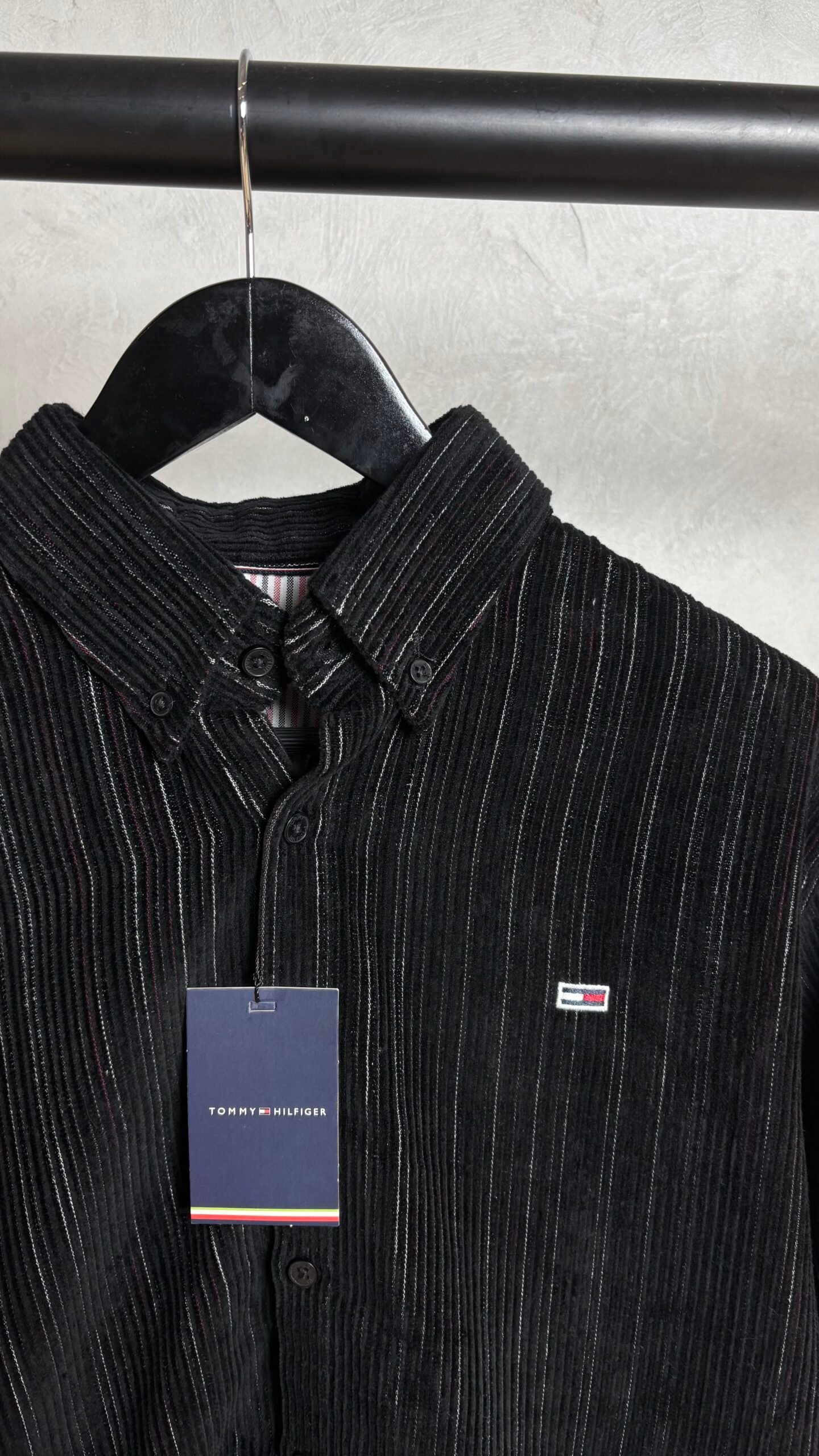 Tommy Hilfige_r Black & White Striped Shirt 1022 - Image 3