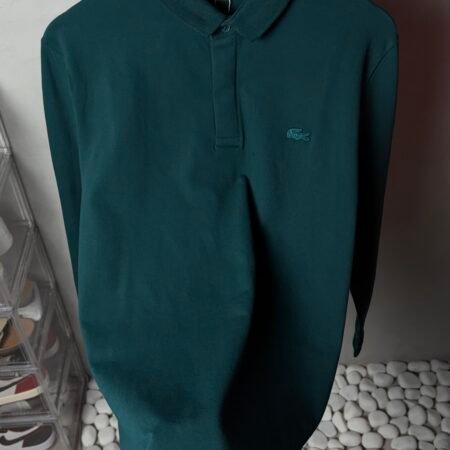 Lacost_e Classic Green Full Sleeves T-Shirt 1065